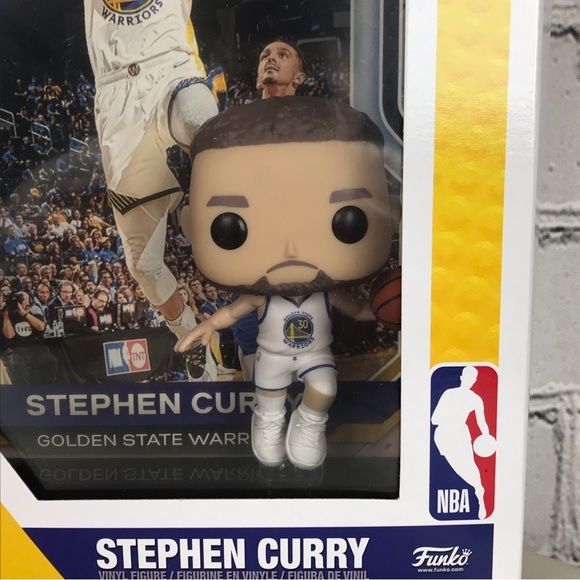 Funko POP! NBA Trading Cards: Golden State Warriors Stephen Curry Vinyl Figure - Picture 2 of 7